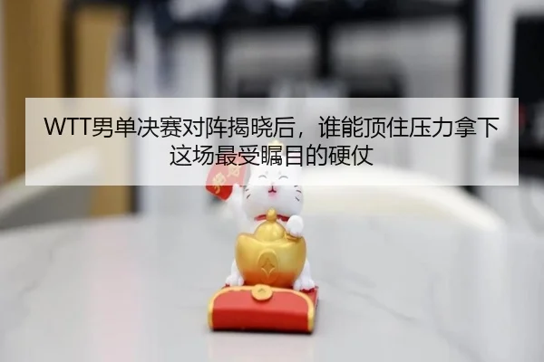 WTT男单决赛对阵揭晓后，谁能顶住压力拿下这场最受瞩目的硬仗